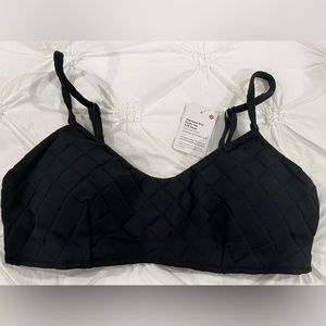 Lululemon. Diamond grid swim top. A/B cup. New with tags